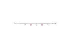  Bracelets à maillons - Jasseron - Cœur - 4mm - 16cm