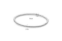  Bead bracelets - Round - 3mm - 18cm