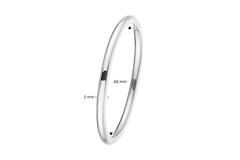  Armreifen - Scharnier - Rund - 5mm - Ø 60mm