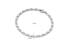  Tennisarmbänder - Fantasieglied - 4mm - 19cm
