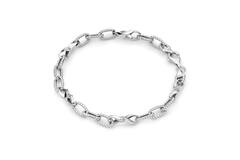  Bracelets à maillons - Ancre - 5mm - 19cm