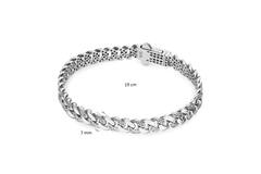  Bracelets à maillons - 7mm - 19cm