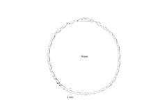 Bracelets à maillons - Figaro - 2.3mm - 19cm