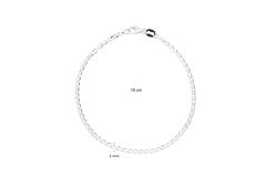  Bracelets à maillons - Ancre - 2.4mm - 19cm