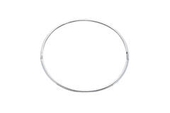  Bangle - Solid Silver Bangles - Massief - Ovaal - 8mm - Ø 64mm