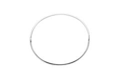  Armreifen - Solid Silver Bangles - Solide - Quadrat - 6mm - Ø 64mm