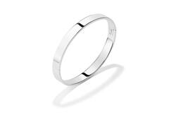  Armreifen - Solid Silver Bangles - Solide - Quadrat - 8mm - Ø 64mm