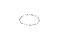 Link bracelets - Paper clip - 4.6mm - 19cm