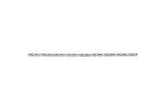  Schakelarmband - Koningsschakel - Vierkant - 4.5mm - 19cm