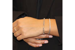  Bracelets à maillons - Jasseron - 19cm