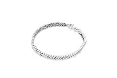  Link bracelets - Palmier, Foxtail - 19cm