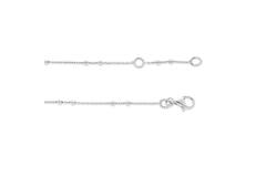  Bracelets gourmettes - Ancre - Rond - 12mm - 19cm