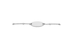  Bracelets gourmettes - Ancre - Ovale - 18mm - 15cm