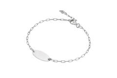  Bracelets gourmettes - Ancre - Ovale - 18mm - 19cm