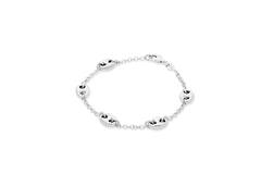  Gliederarmbänder - Kaffeebohne - 8mm - 19cm
