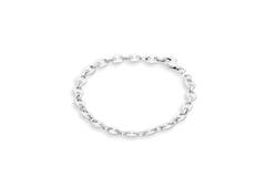  Link bracelets - Coffee bean - 6mm - 20cm