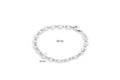  Link bracelets - Coffee bean - 6mm - 20cm
