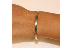  Bracelets à maillons - Gourmette - 3mm - 19cm