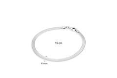  Bracelets à maillons - Gourmette - 3mm - 19cm
