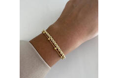  Schakelarmband - Anker - Rond - 3mm - 18cm