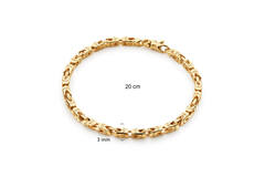  Schakelarmband - Koningsschakel - 3mm - 20cm
