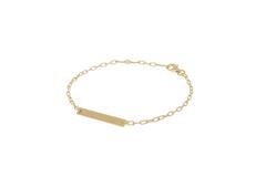  Plaatarmband - Anker - Bar - 25mm - 19cm