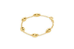  Link bracelets - Anchor - 8mm - 19cm