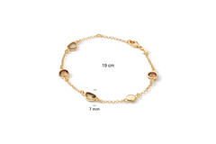  Bracelets avec pierre - Colors from Nature - Jasseron - 7mm - 19cm