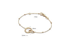  Schakelarmband - Anker - Infinity - 12mm - 17cm