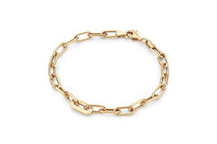  Gliederarmbänder - Anker - 6mm - 19cm