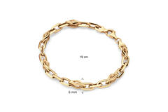  Link bracelets - Anchor - 6mm - 19cm