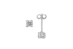  Ohrstecker Zirkonia - - Ø 4mm