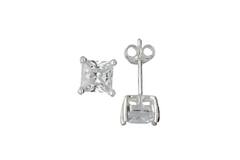  Ohrstecker Zirkonia - - Ø 6mm