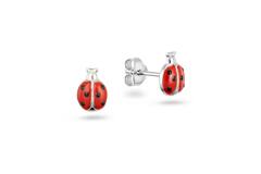  Boucles d'oreilles à puces Émail - 