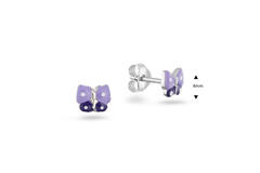  Ohrstecker Emaille - 