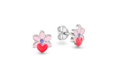  Ear studs - Flower Enamel - 