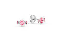  Boucles d'oreilles à puces - Fantasie Émail - 