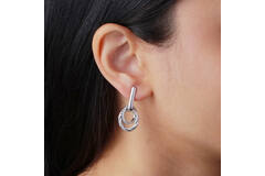  Boucles d'oreilles à puces Zircone - 