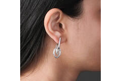  Boucles d'oreilles à puces Zircone - 