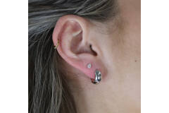  Ear studs - Drop Zirconia - 