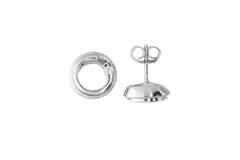  Boucles d'oreilles à puces Zircone - 