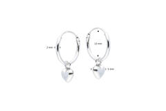  Ohrringe mit Charm - Ø 12mm