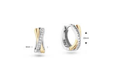  Earrings with folding clasp - Premium Hoops - Ø 10mm