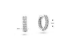 Earrings with folding clasp - Premium Hoops - Ø 9mm