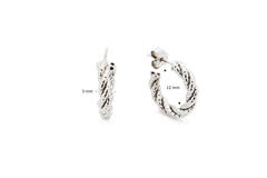  Earrings with studs - Ø 12mm