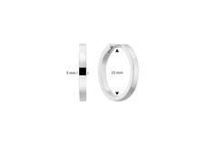  Créoles déployantes - Premium Hoops - Ø 15mm