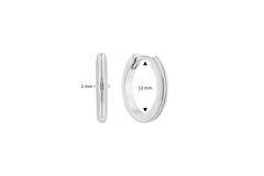  Ohrringe mit Clipverschluss - Premium Hoops - Ø 12mm