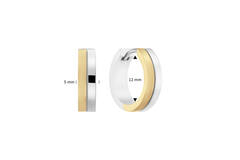  Ohrringe mit Clipverschluss - Premium Hoops - Ø 12mm