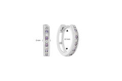  Earrings with folding clasp