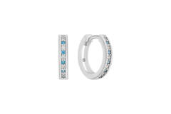  Earrings with folding clasp